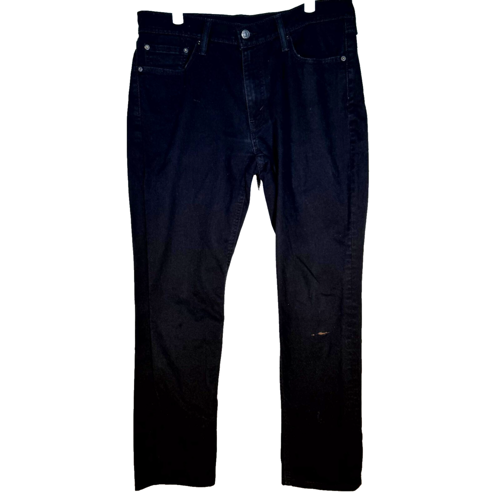 Levi’s 541 Men’s Jeans 33x32 Black Denim Athletic Fit Stretch Tapered Zip Fly